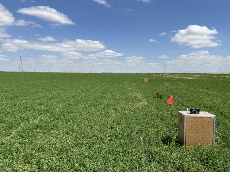 Precision irrigation farmland in Turkey